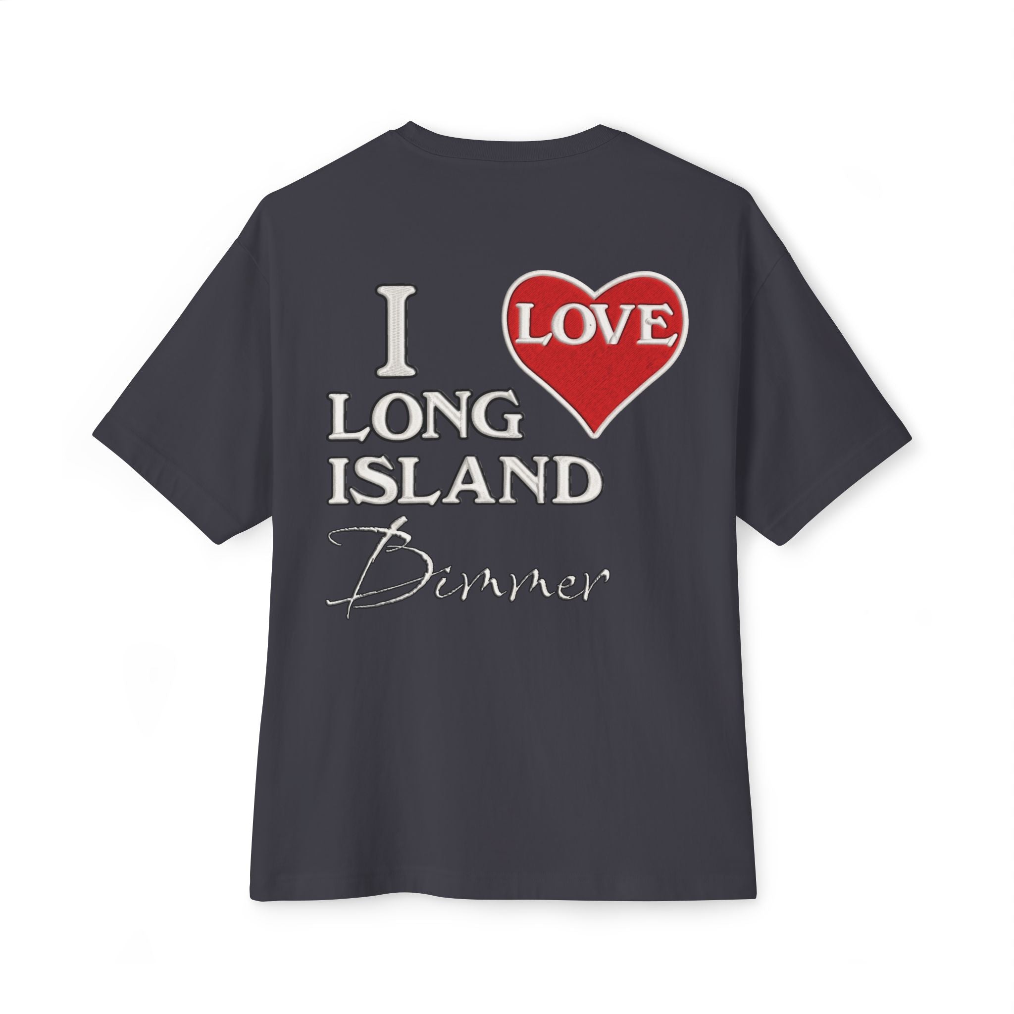 I Love Long Island Bimmer Oversized Boxy Tee