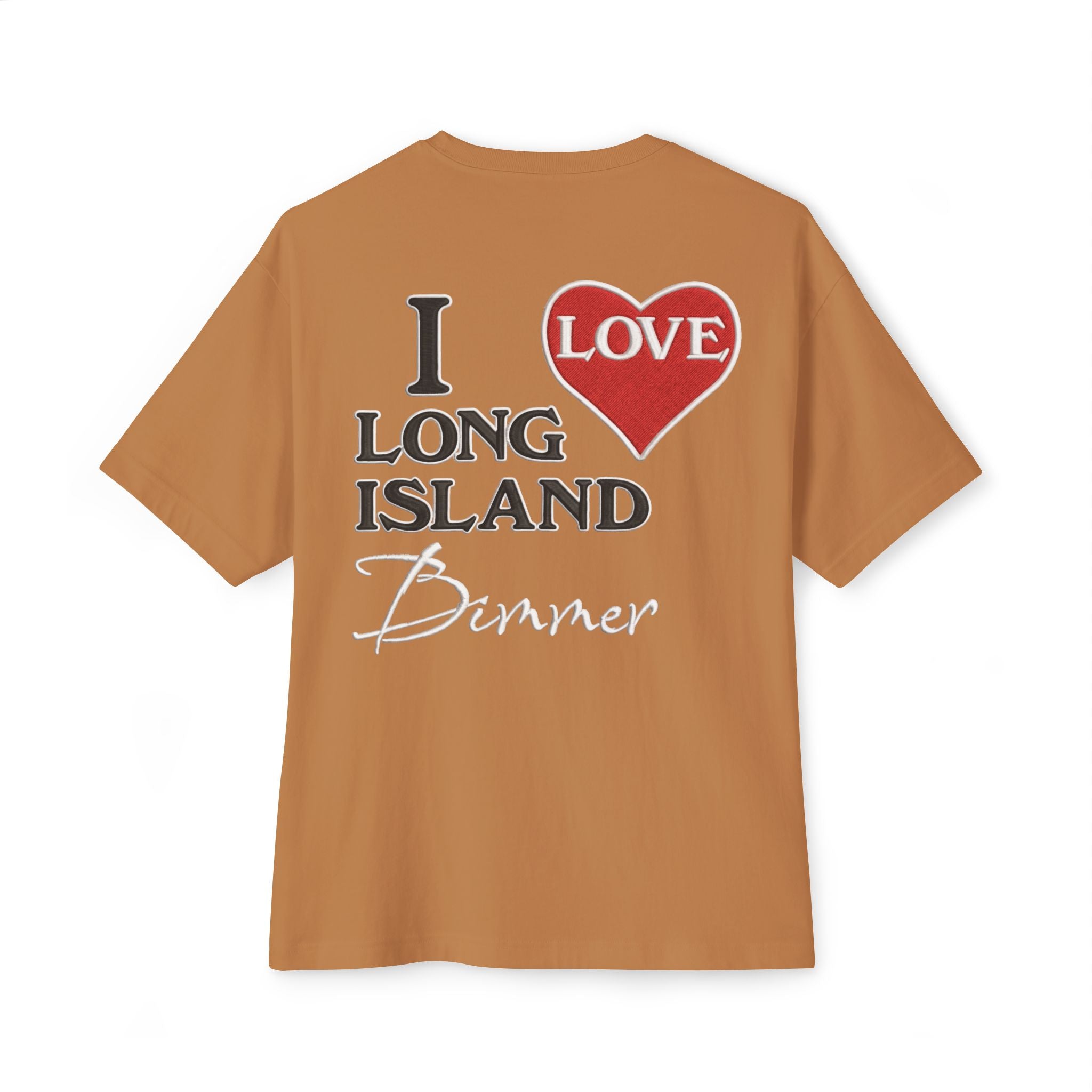 I Love Long Island Bimmer Boxy Tee — NY Souvenir