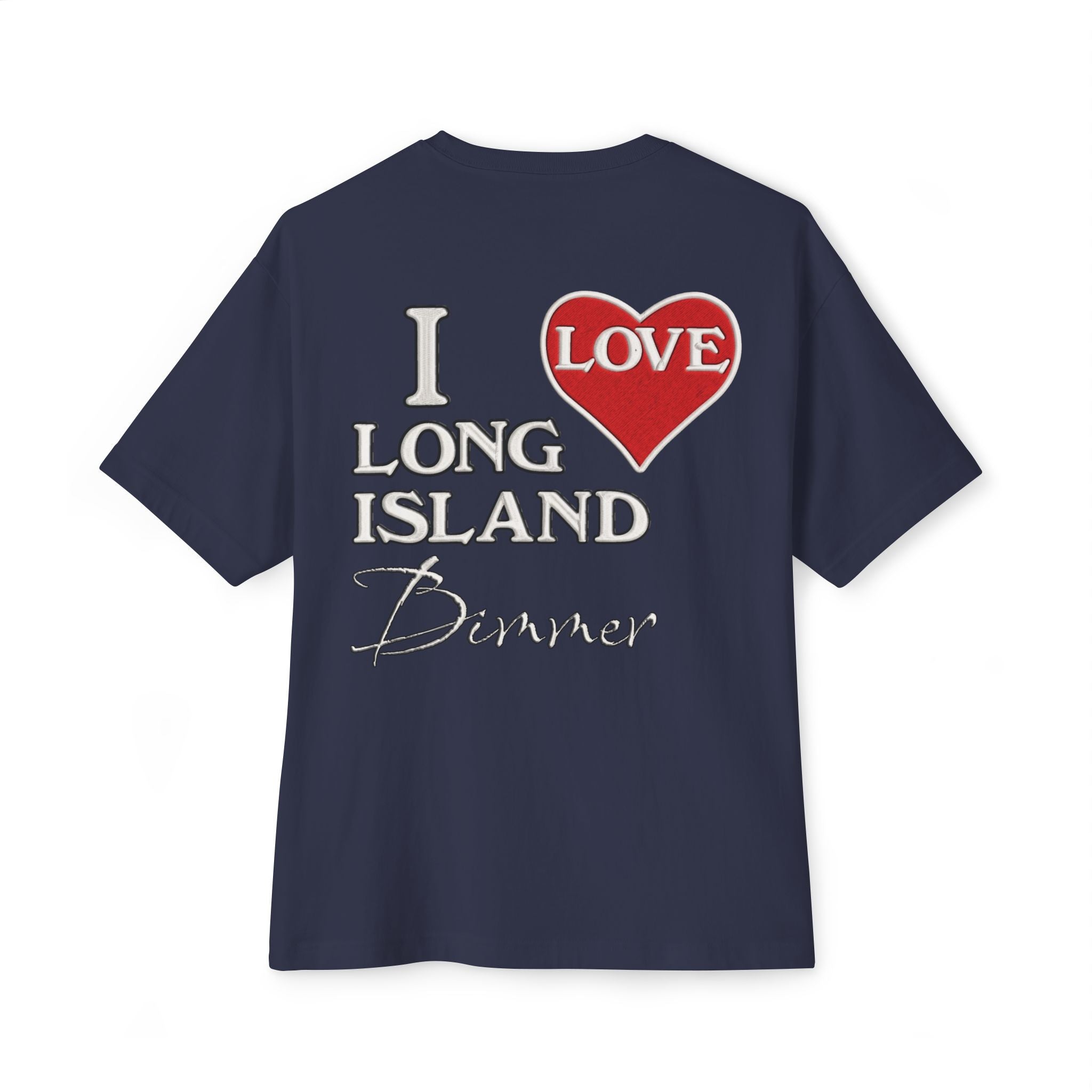 I Love Long Island Bimmer Oversized Boxy Tee