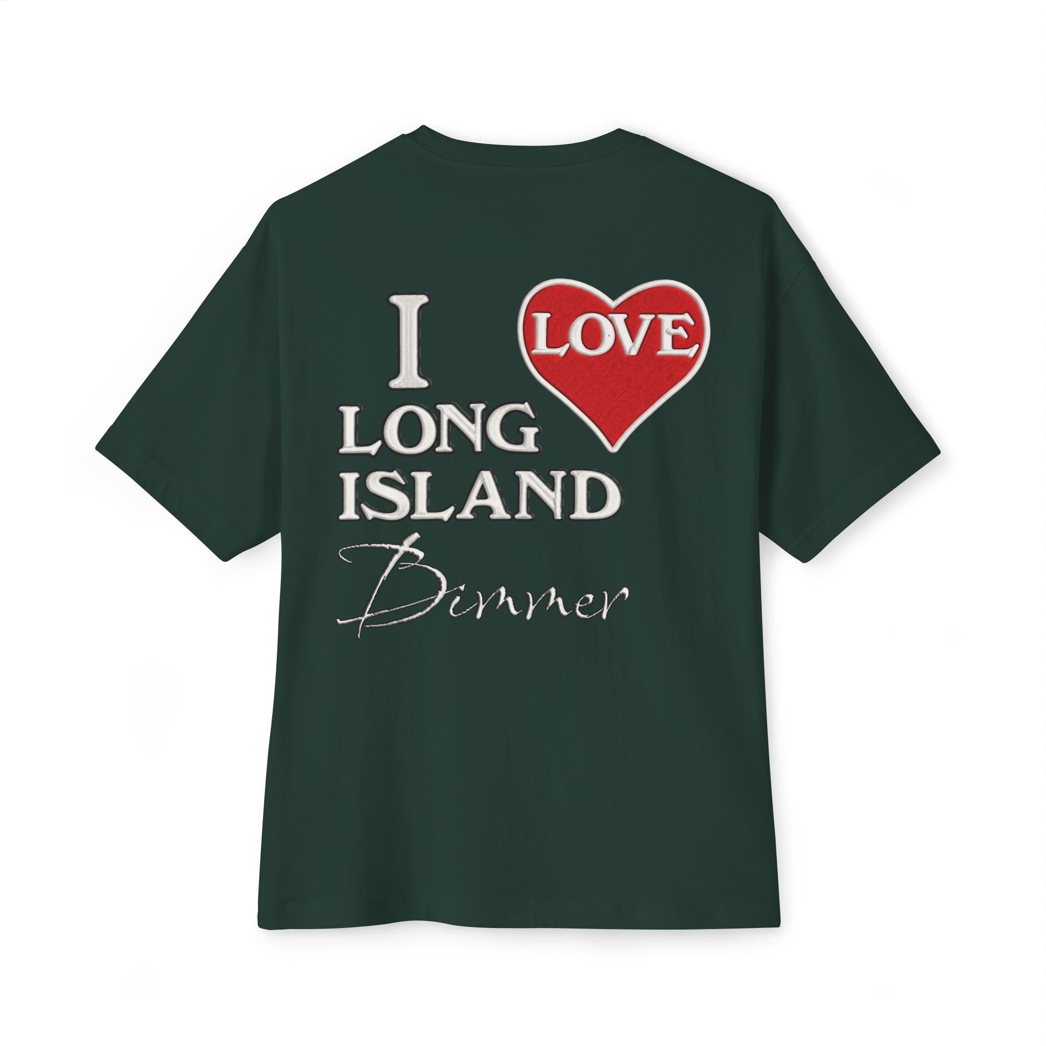 I Love Long Island Bimmer Oversized Boxy Tee